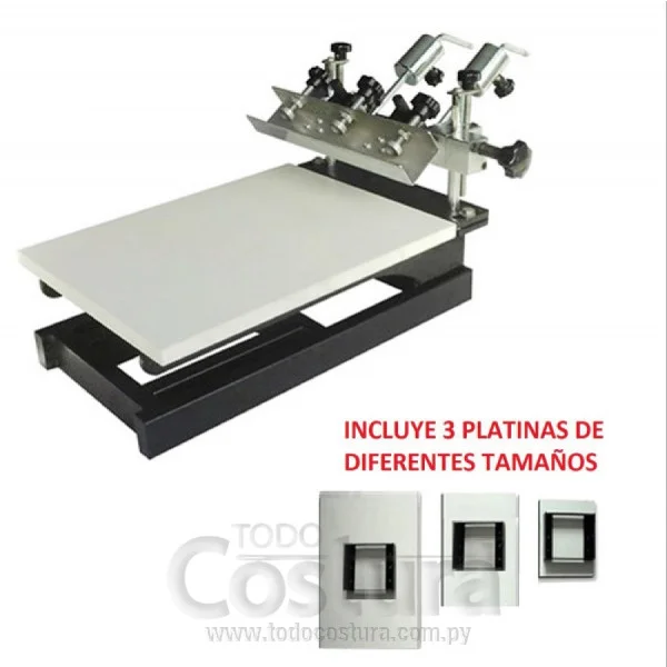 PULPO P/ SERIGRAFIA CON MICRO-REGISTRO (1 COLOR - 1 ESTACION) WILLPEX NS103